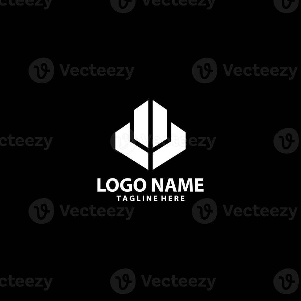 initial DP modern business logo design photo