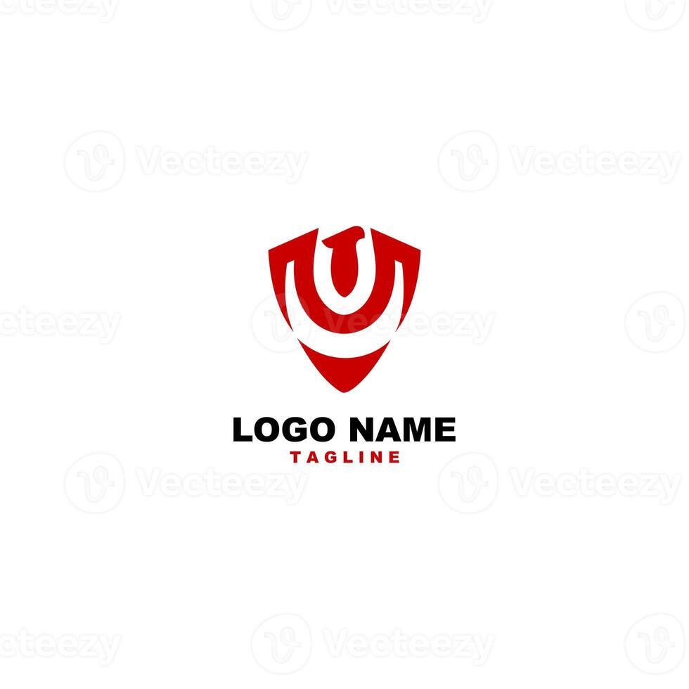 eagle shiled Logo design photo