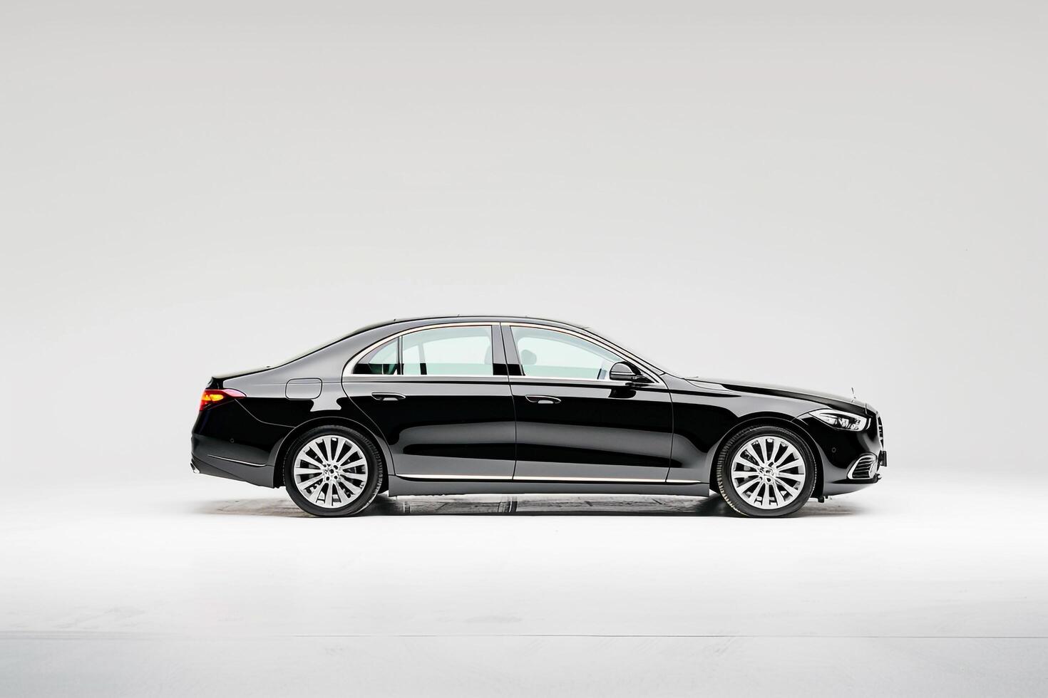Prestige Full size sedan captured in white walled studio space emphasizing its executive appeal and high end features photo