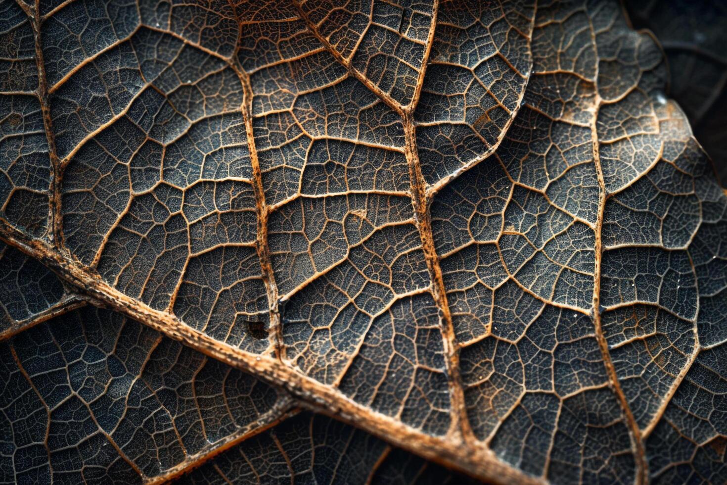 Nature of Single Oak Leaf Highlighting Its Intricate Vein Pattern Background photo