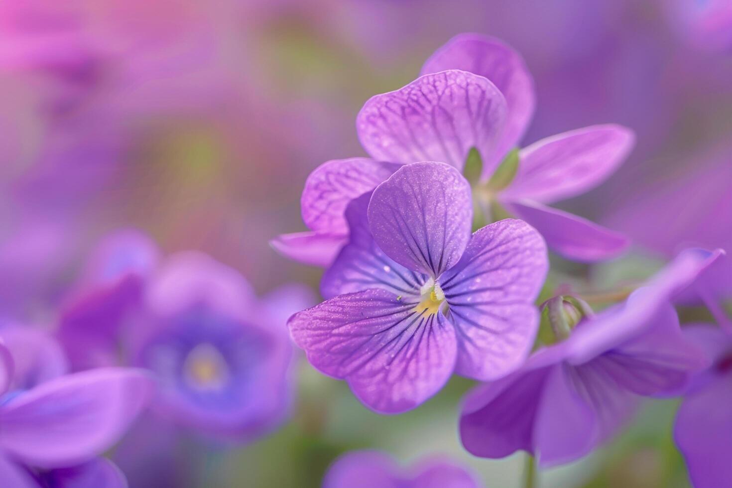 Floral Wood Violet nature background photo