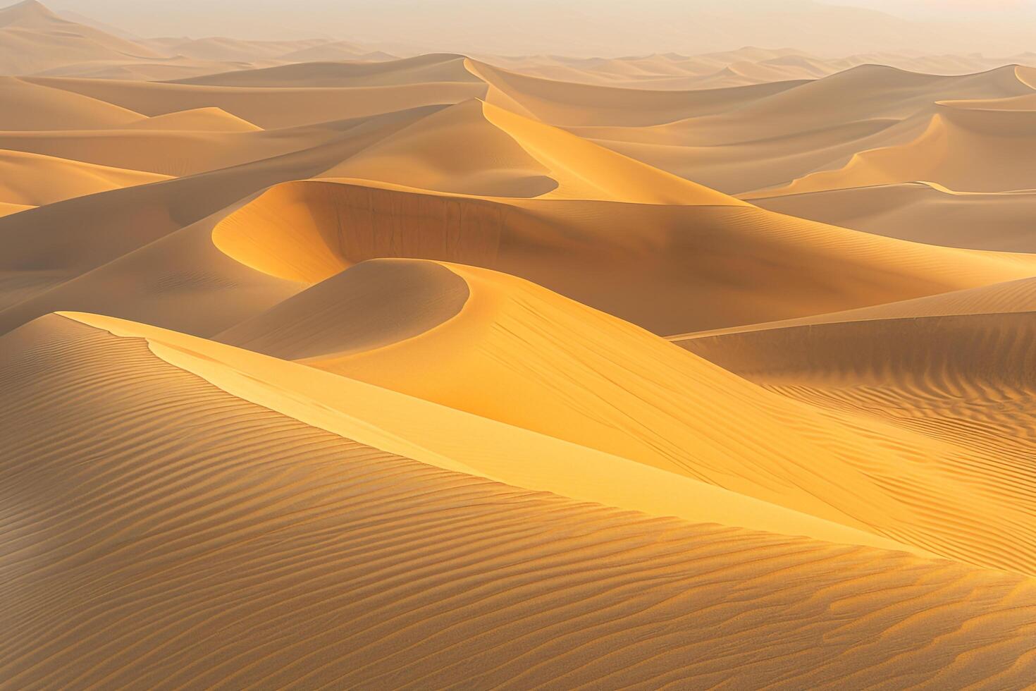 Patterns Created by Wind Blown Sand Dunes in Desert Landscape nature background photo