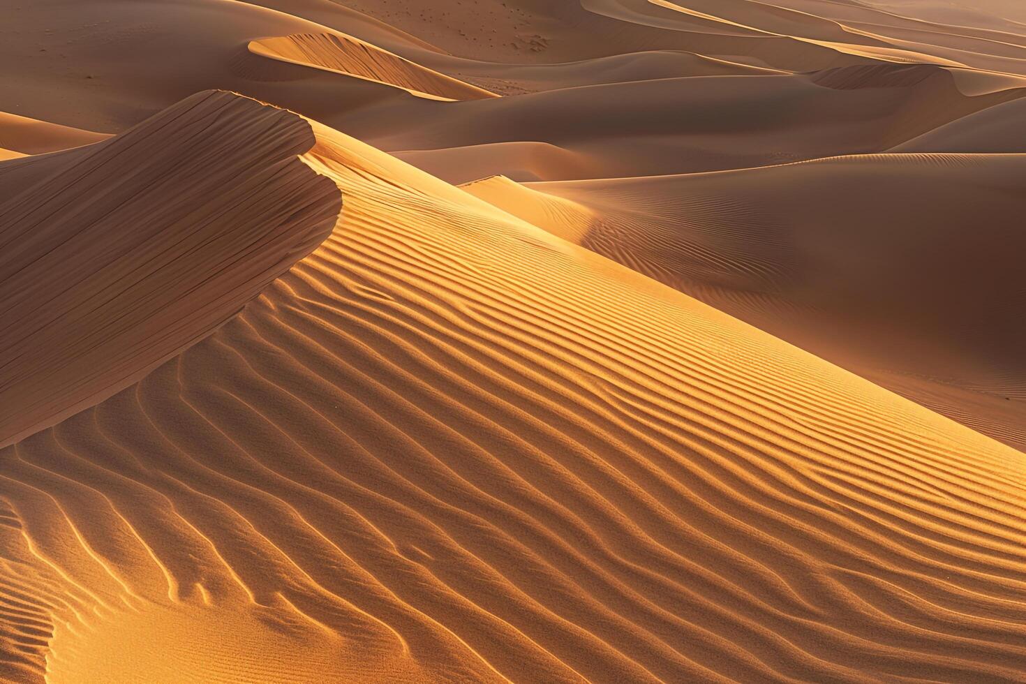 Patterns Created by Wind Blown Sand Dunes in Desert Landscape nature background photo