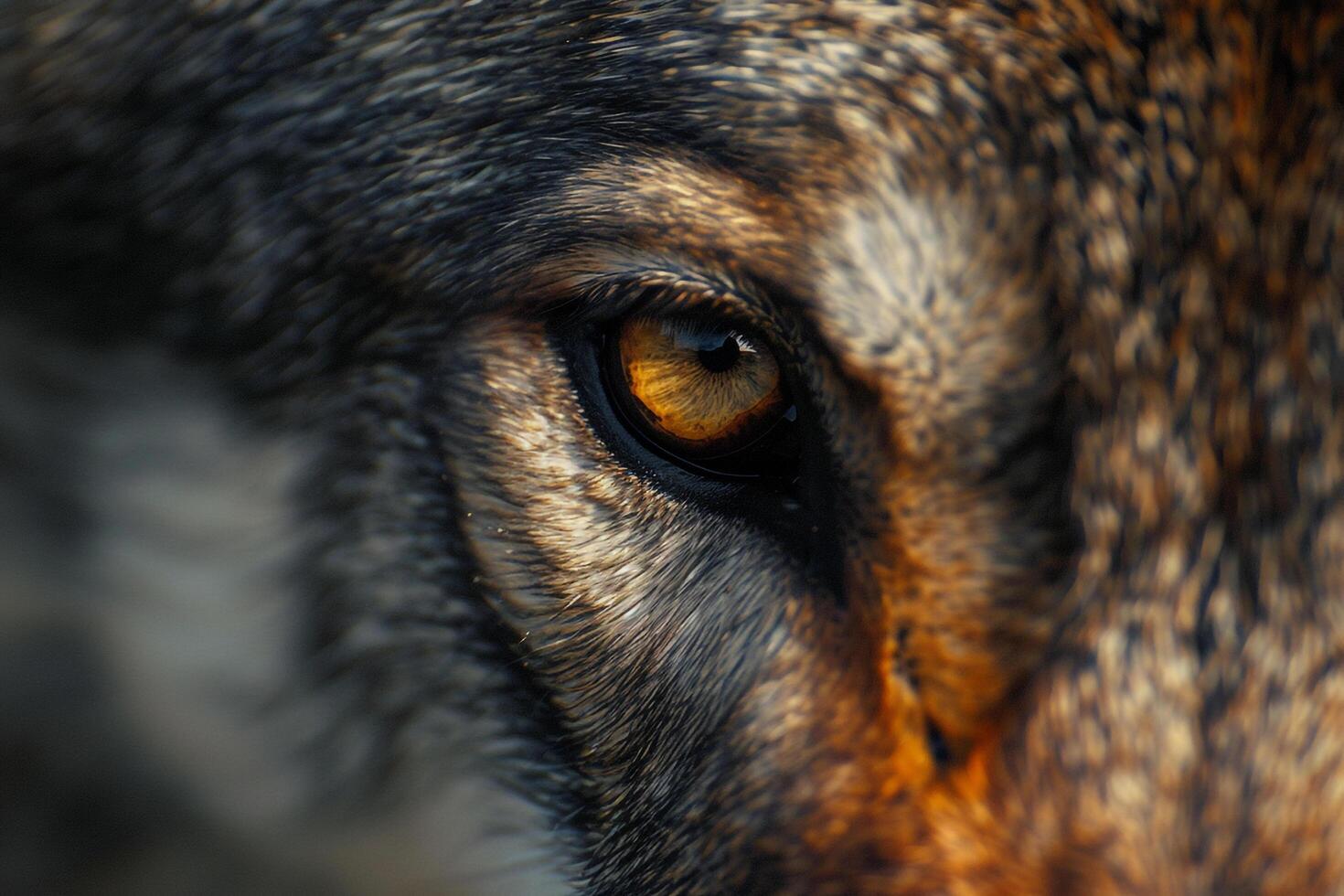 Nature of Wolfs Eye Capturing the Wild Essence and Sharp Gaze and nature background photo