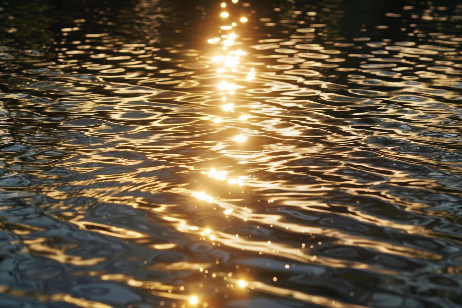 Seascape Sunlight Casting Intricate Patterns on the Rippling Surface of Lake nature background photo