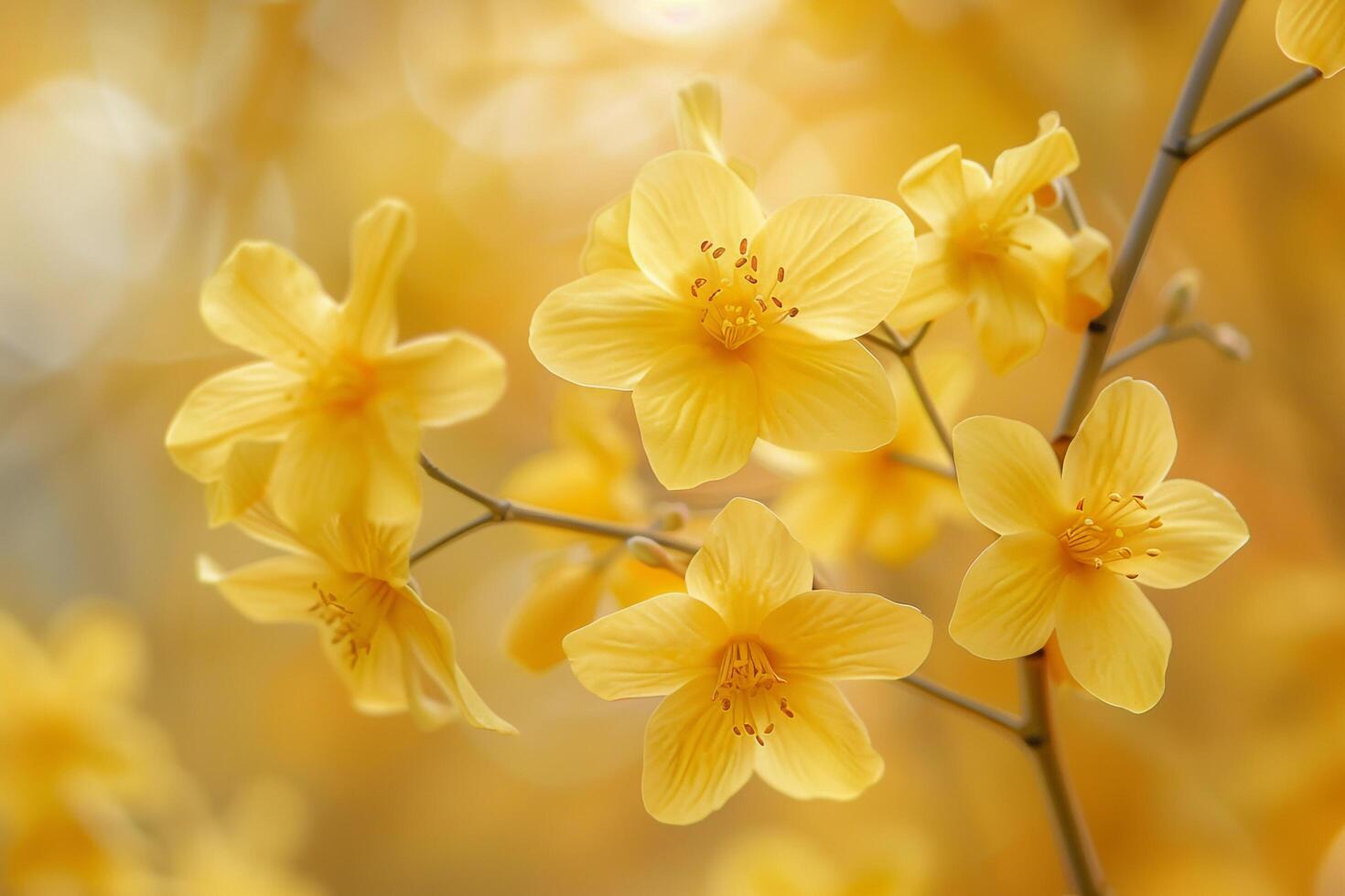 Floral Elegant Winter Jasmine nature background photo