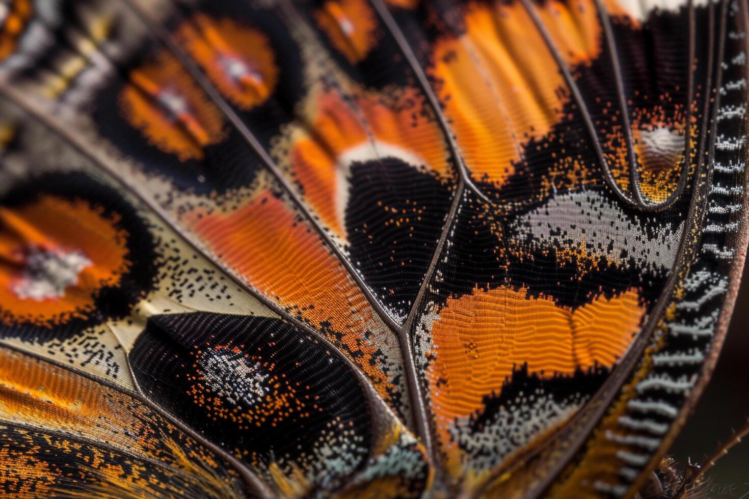 of Tortoiseshell Butterfly Shell Patterns in Sunlight nature background photo