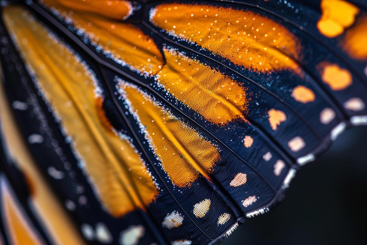 Nature Monarch Butterfly Wing Patterns in Vibrant Orange and Black  nature background photo