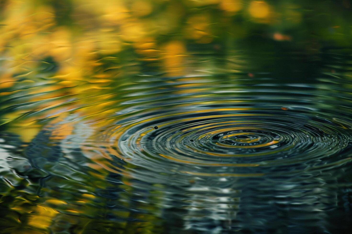 Nature Pond Surface Ripples with Reflections of Tree Patterns  nature background photo