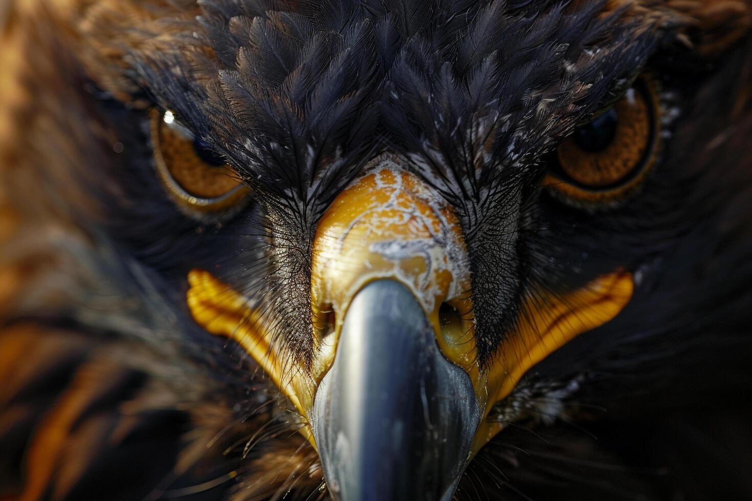 Nature Eagles Eye with Piercing Gaze  nature background photo