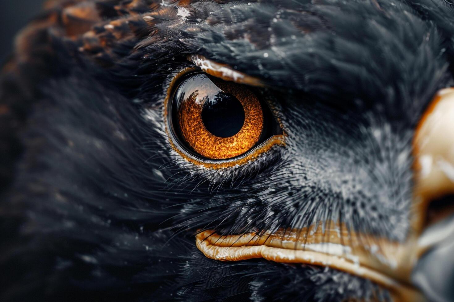 Nature  of Eagles Eye with Piercing Gaze  nature background photo
