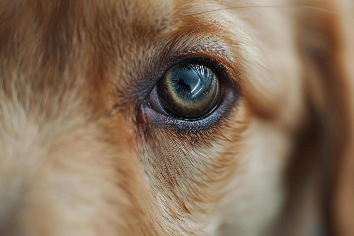 Innocence and Curiosity in a Puppys Eye Background and Nature photo