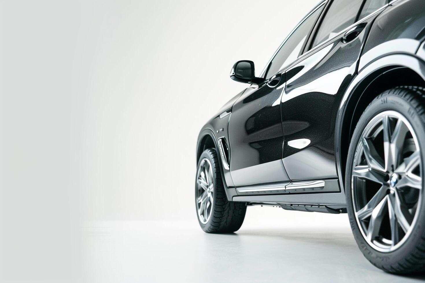 Elegant Luxury SUV Displayed on White Background photo