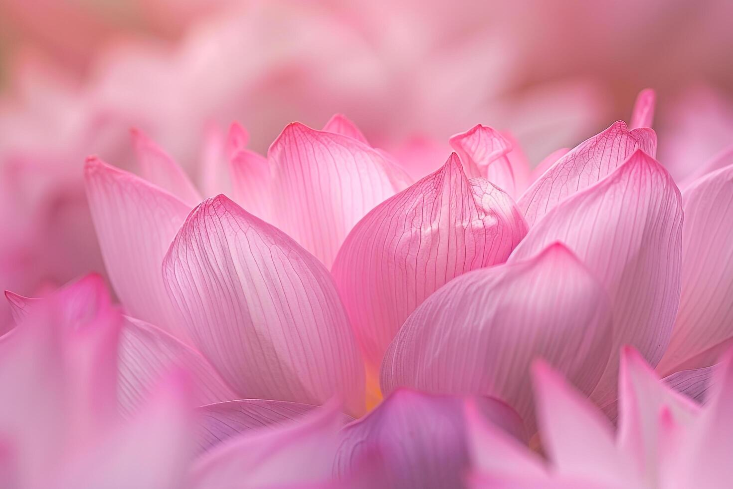 Lotus Flower Petals in Soft Natural Light Background Nature photo