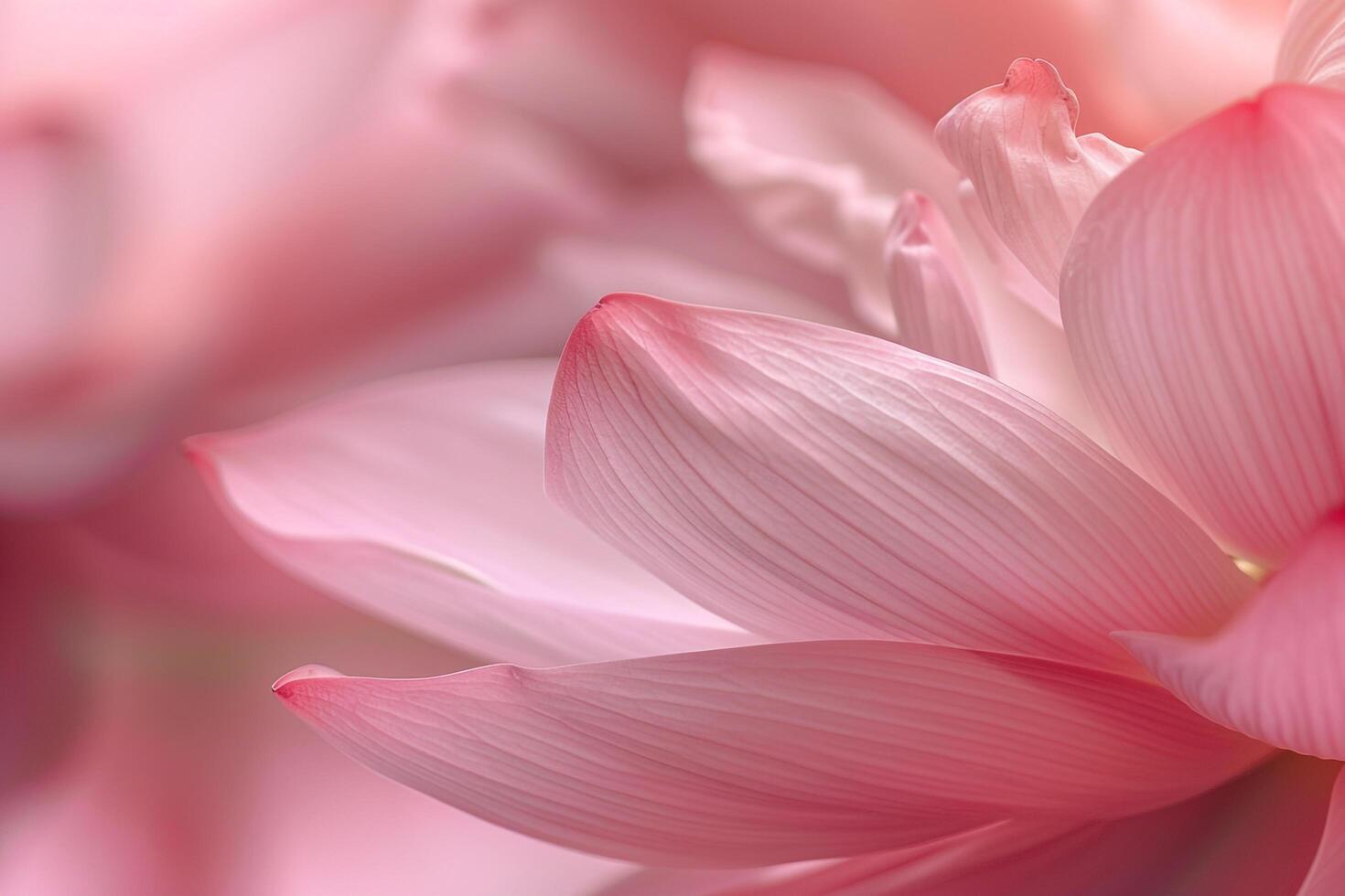 Lotus Flower Petals in Morning Light Background Nature photo