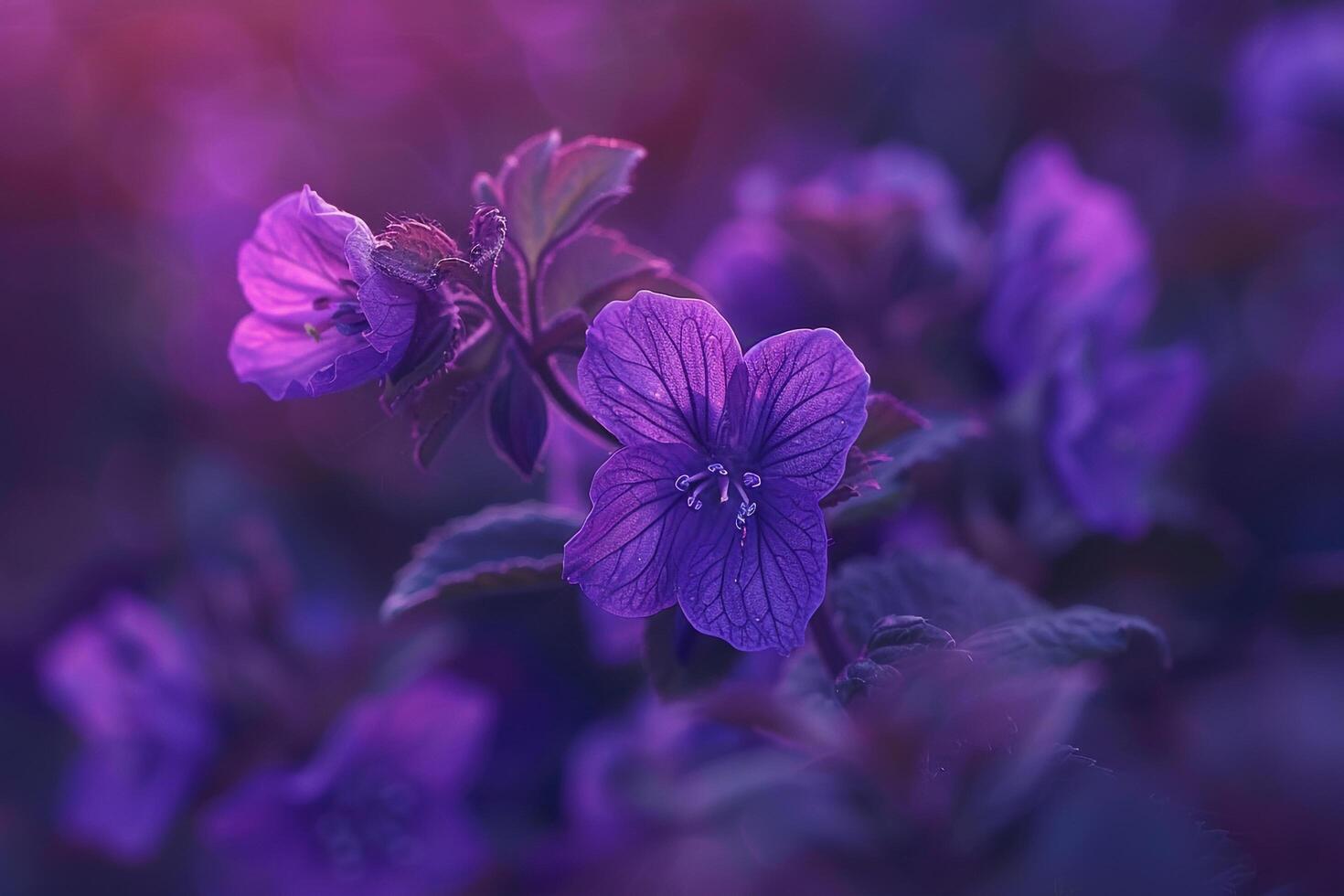 Violet Bloom Background Nature photo
