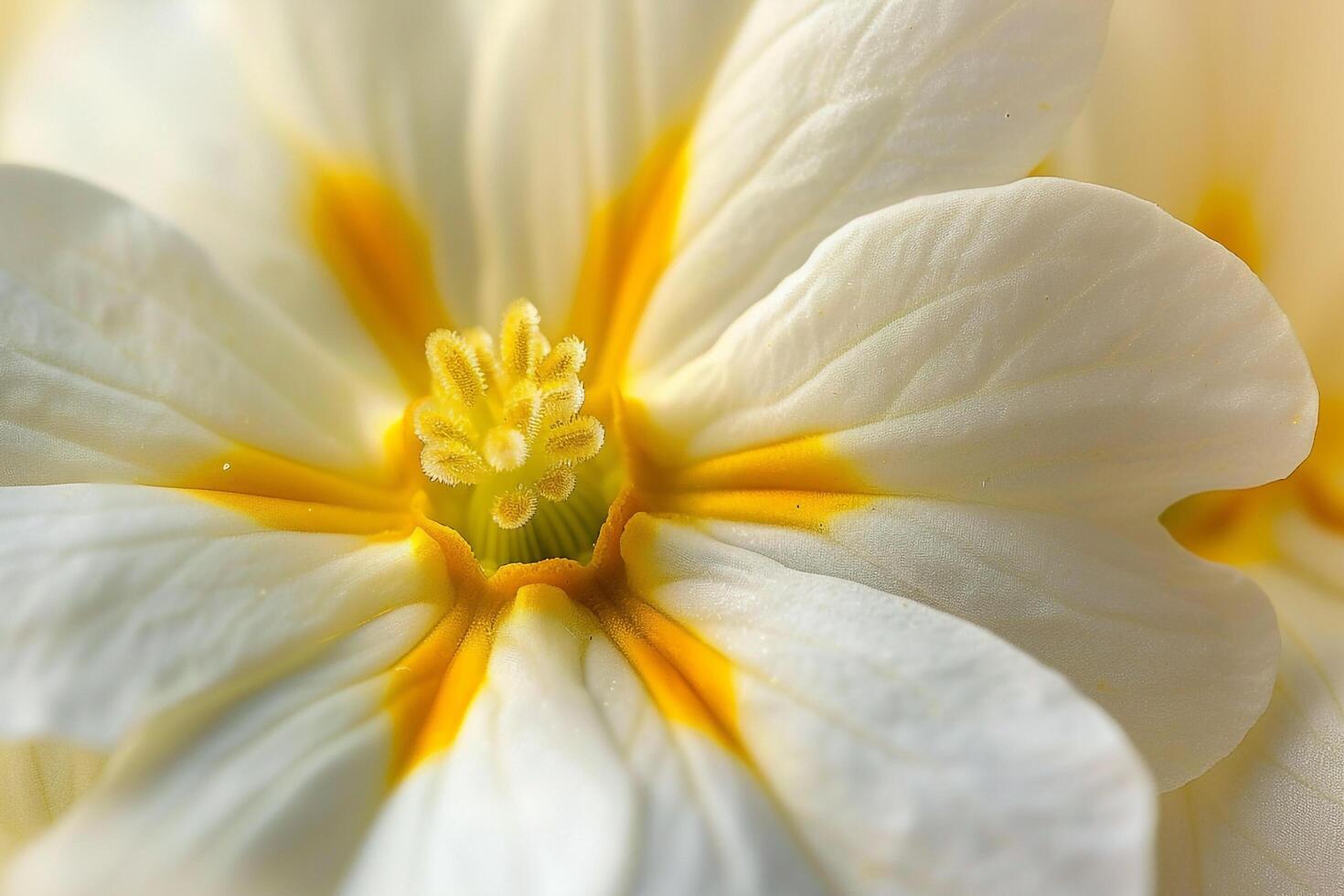 Primrose flowers in a natural garden setting with a  nature background  Nature Background photo