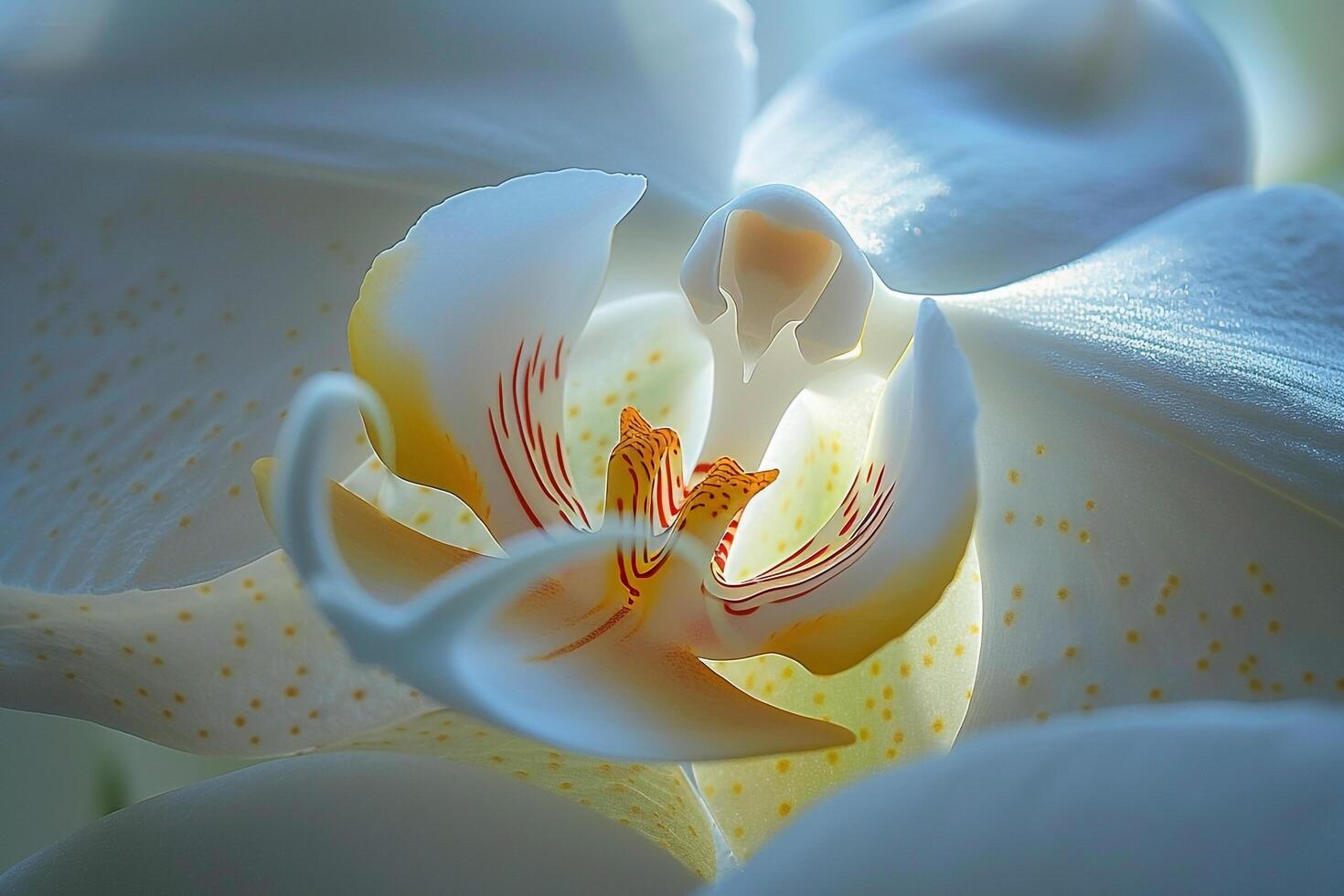 Orchid Nature Background with Stunning Blooms photo