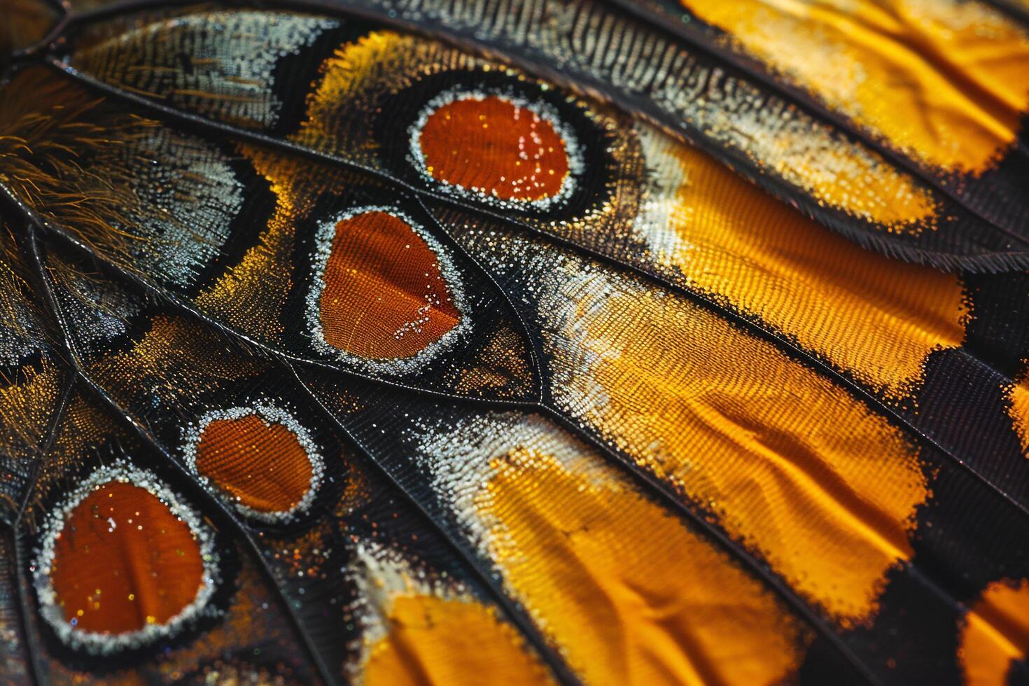 Butterfly Wings with Natural Patterns Nature Background and Insect Details photo