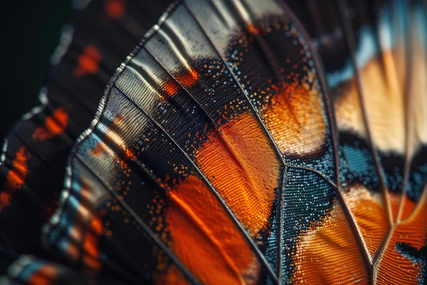 Butterfly Wings with Natural Patterns Nature Background and Insect Details photo