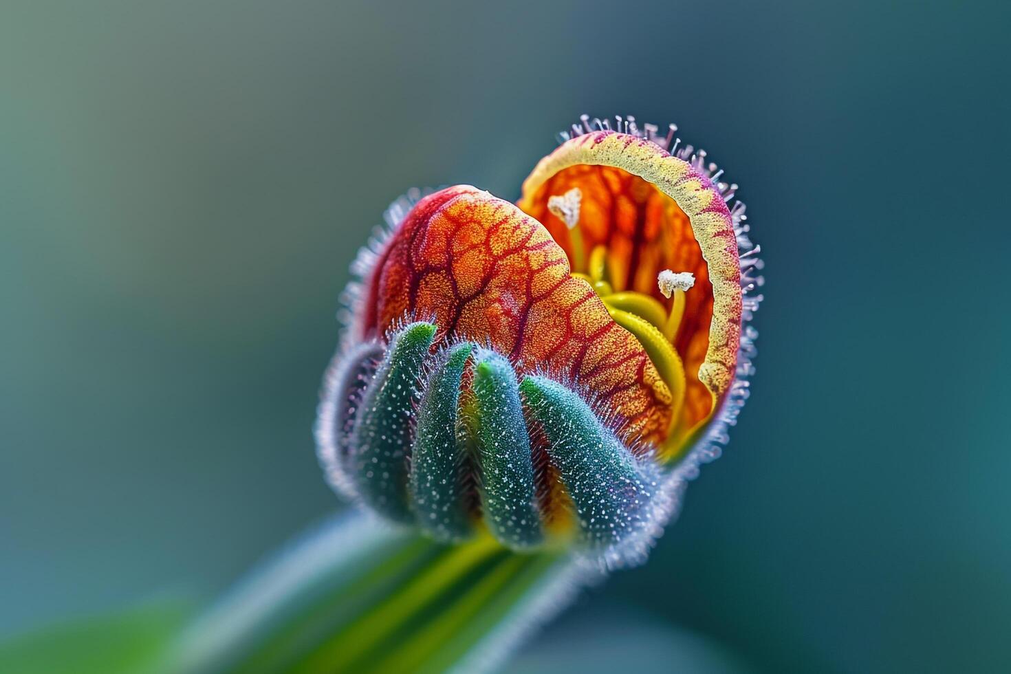Tiny Flower Bud  Nature Background photo
