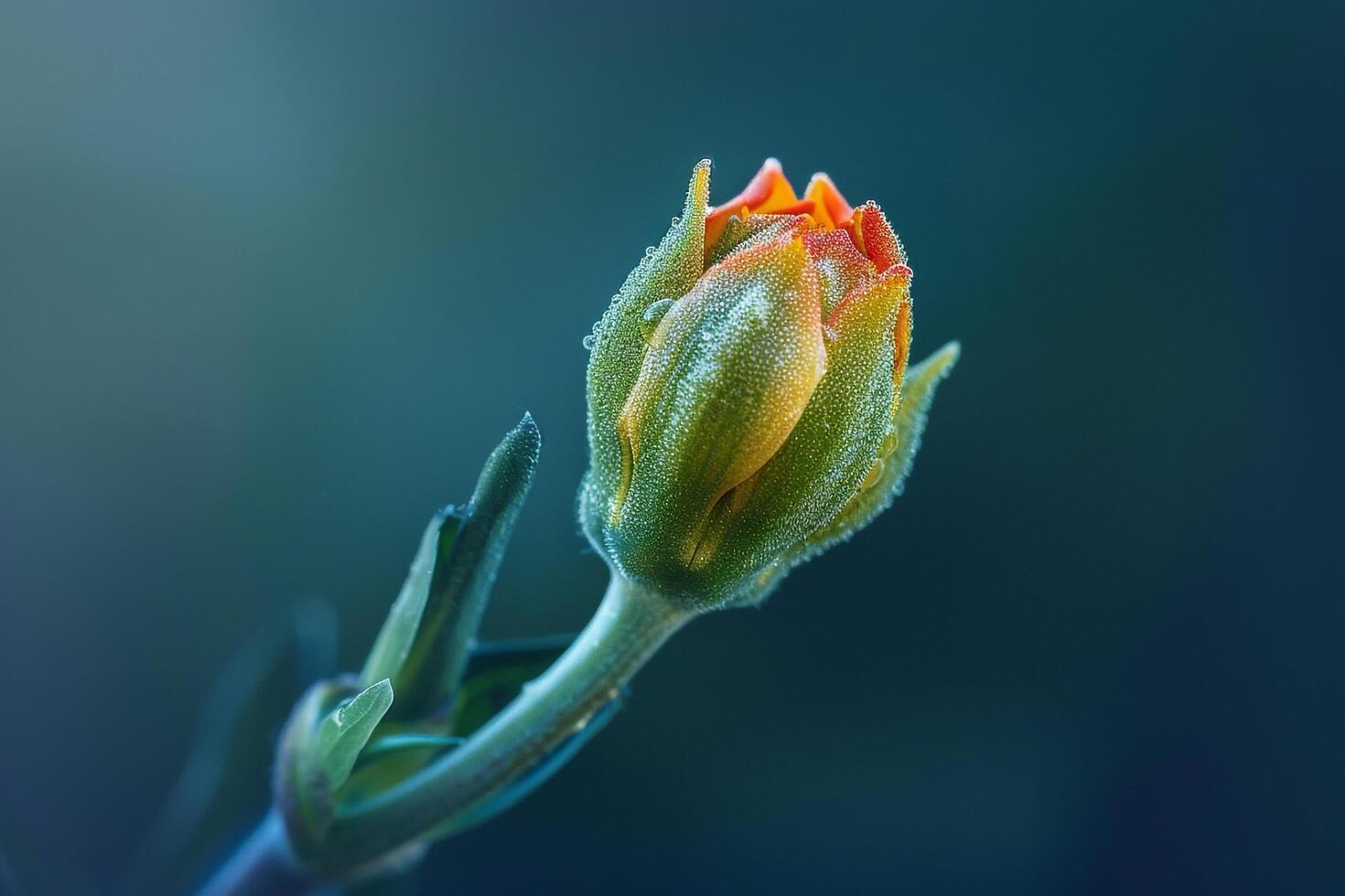 Tiny Flower Bud  Nature Background photo
