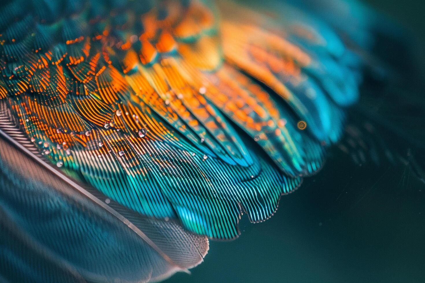 Hummingbird Feather  Nature Background photo