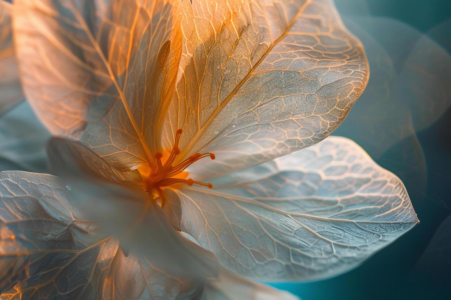 Nature Background of Backlit Translucent Petals of a Flower Background Nature photo