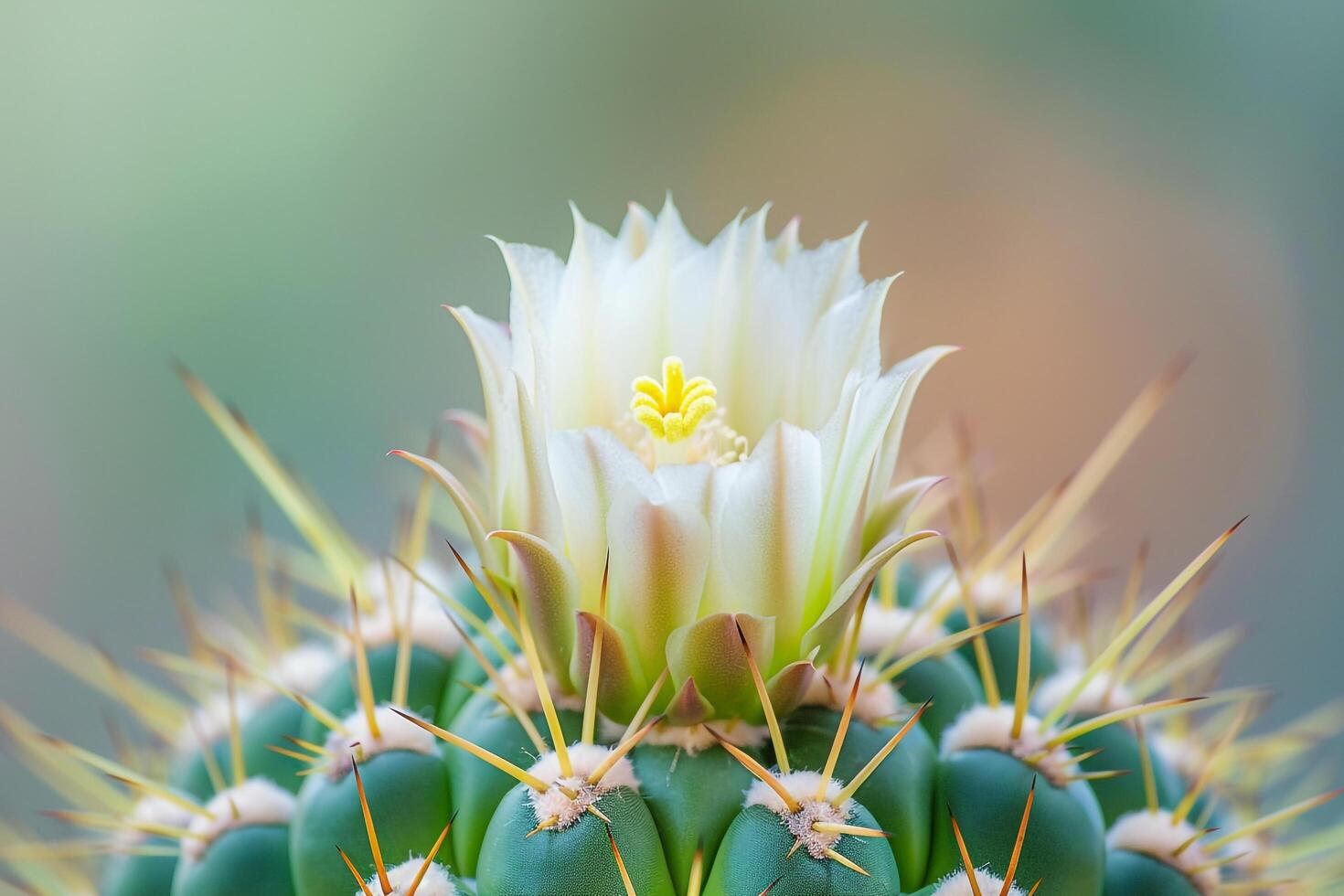 Nature Background of a Cactus Flower photo