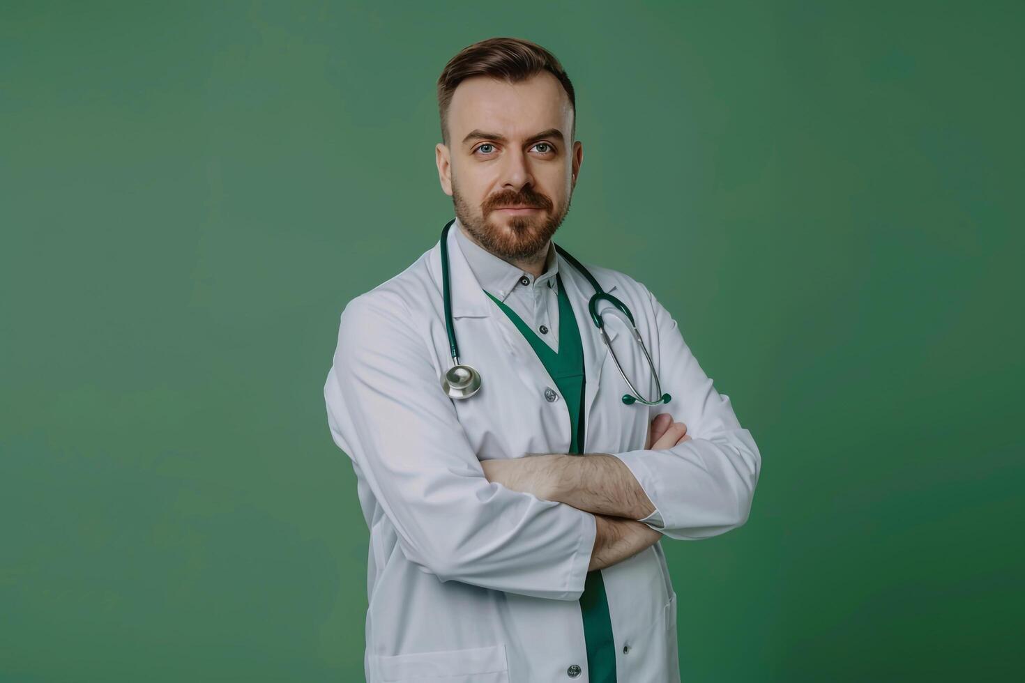 Male Doctor in Casual Attire with photo