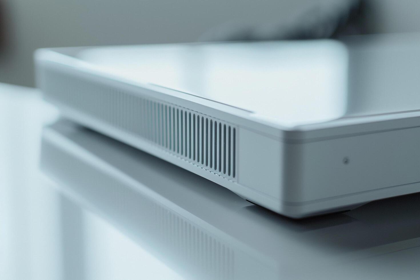 Desktop Computer Mockup with  Design and  Aesthetics photo