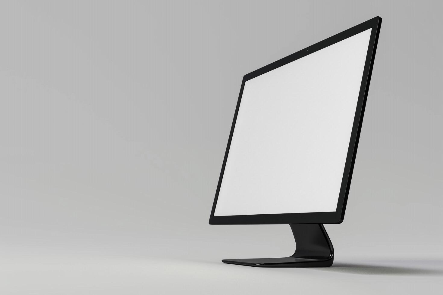 Desktop computer mockup showcasing a  and professional design ideal for tech and business uses background photo
