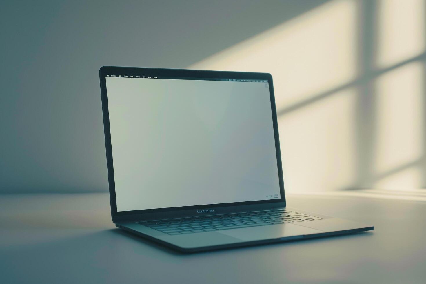 and  Laptop Mockup with  Background for Professional Use and Presentation photo