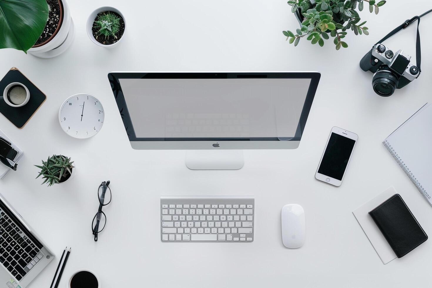 Professional Desktop Computer Mockup with photo
