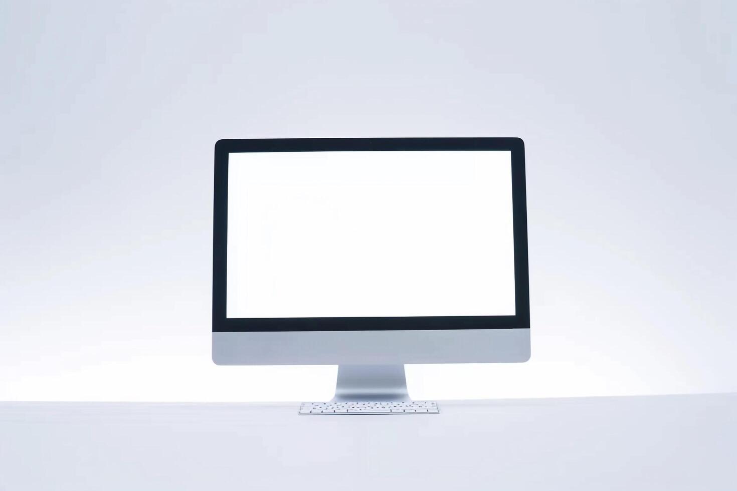 Desktop Computer Mockup with photo