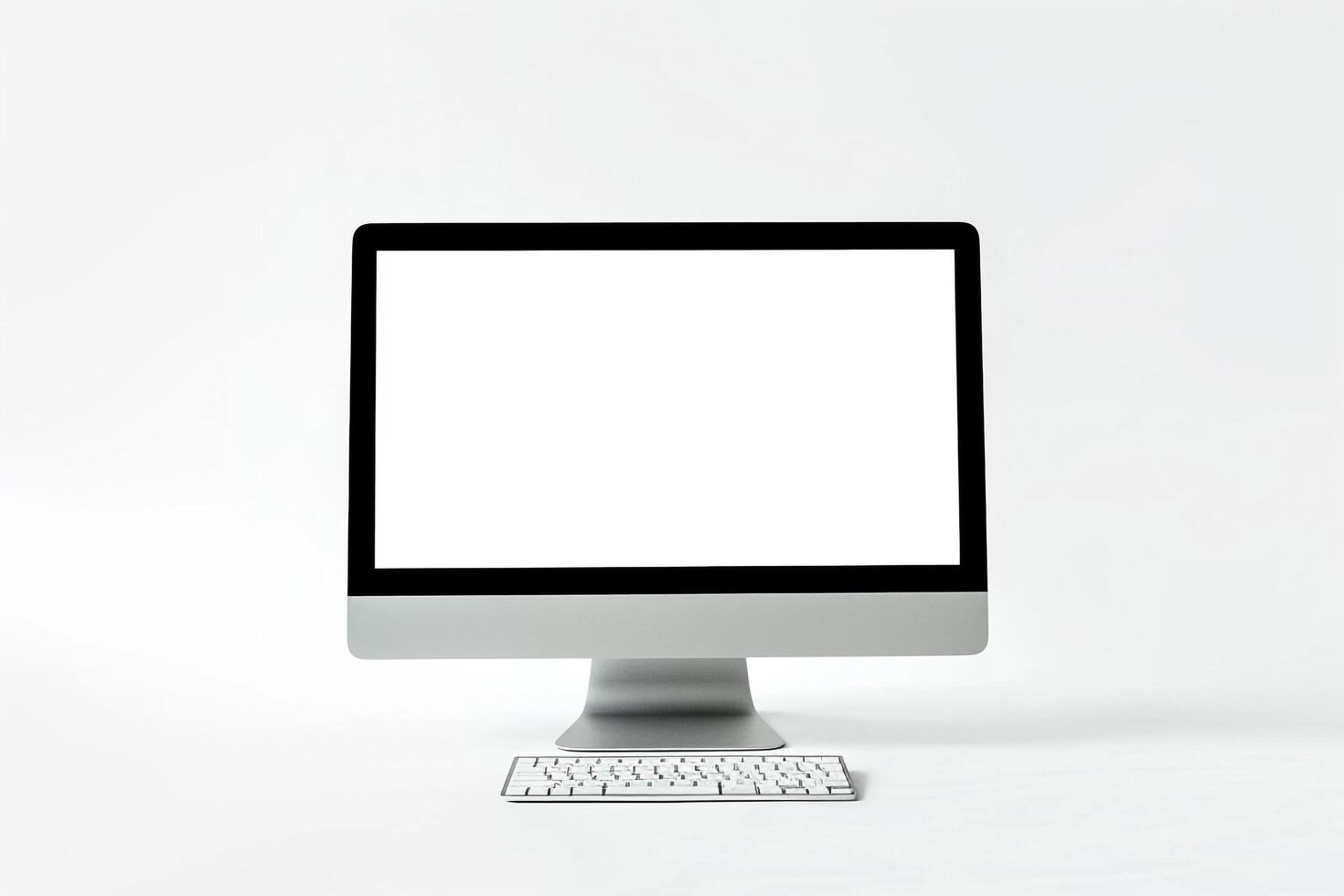 Desktop Computer Mockup with Professional photo