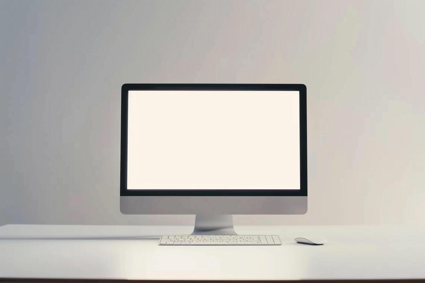 Professional Desktop Computer Mockup with  and  Surface photo