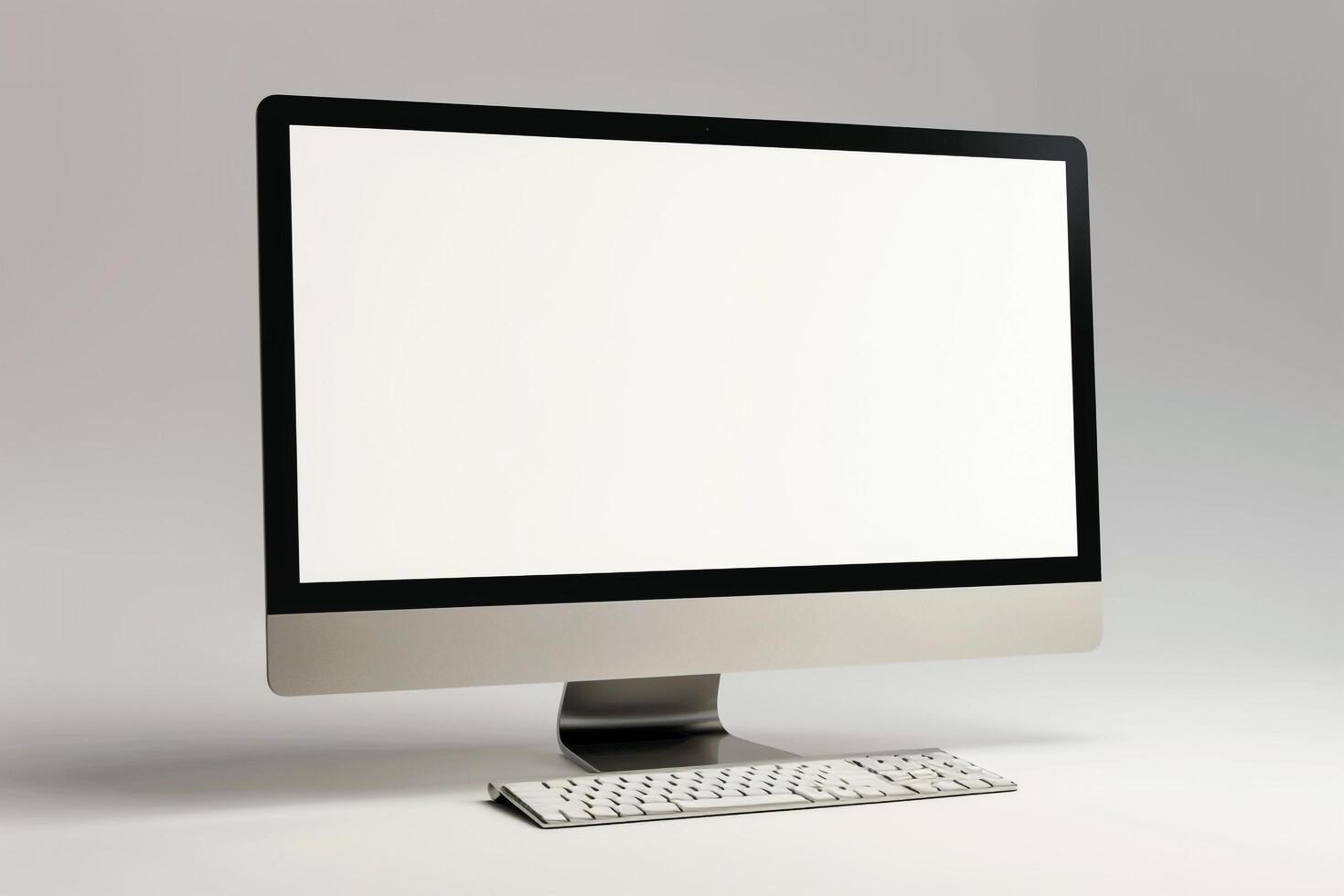 Desktop Computer Mockup with photo