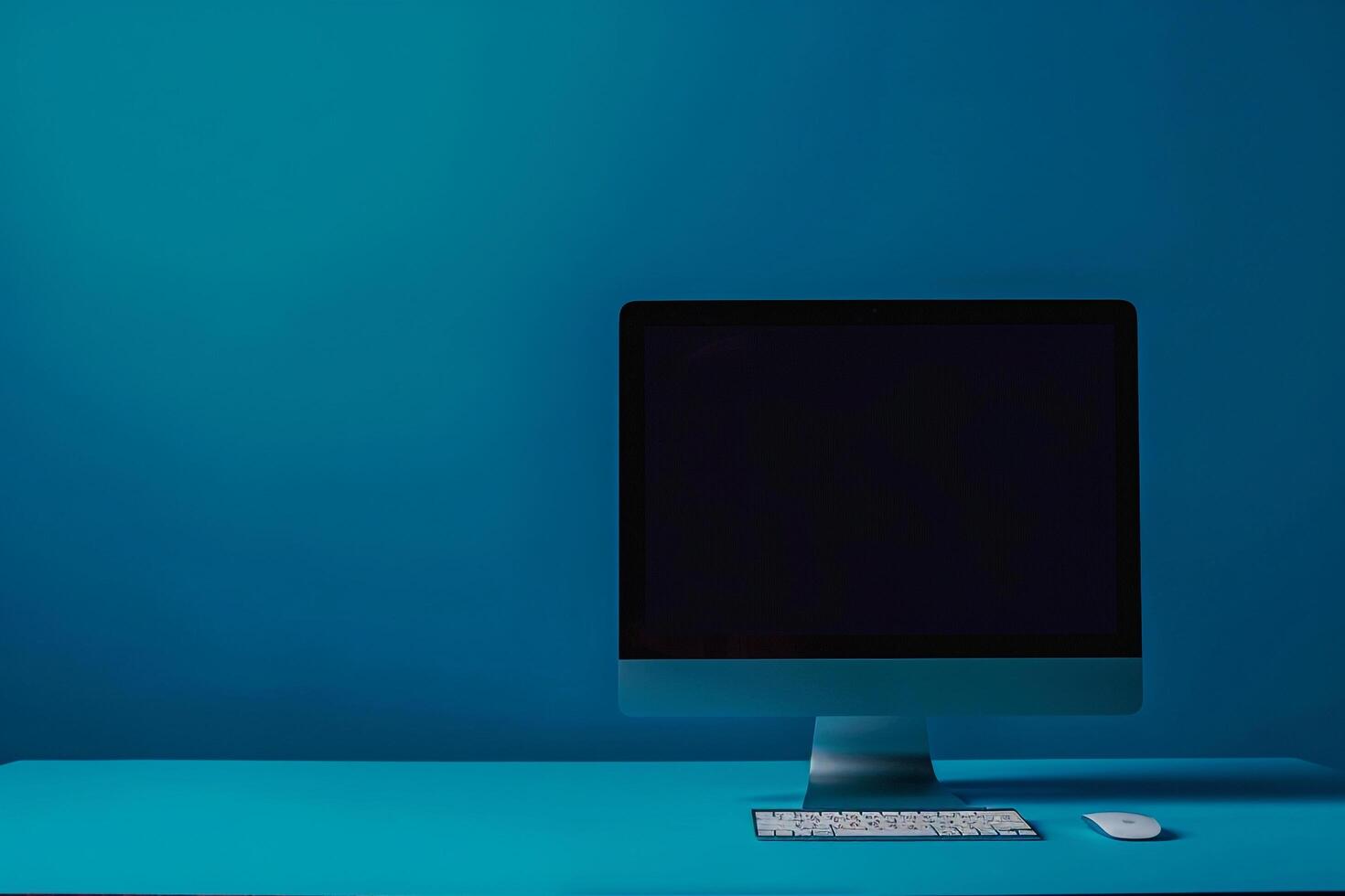 Computer Monitor Mockup Background photo