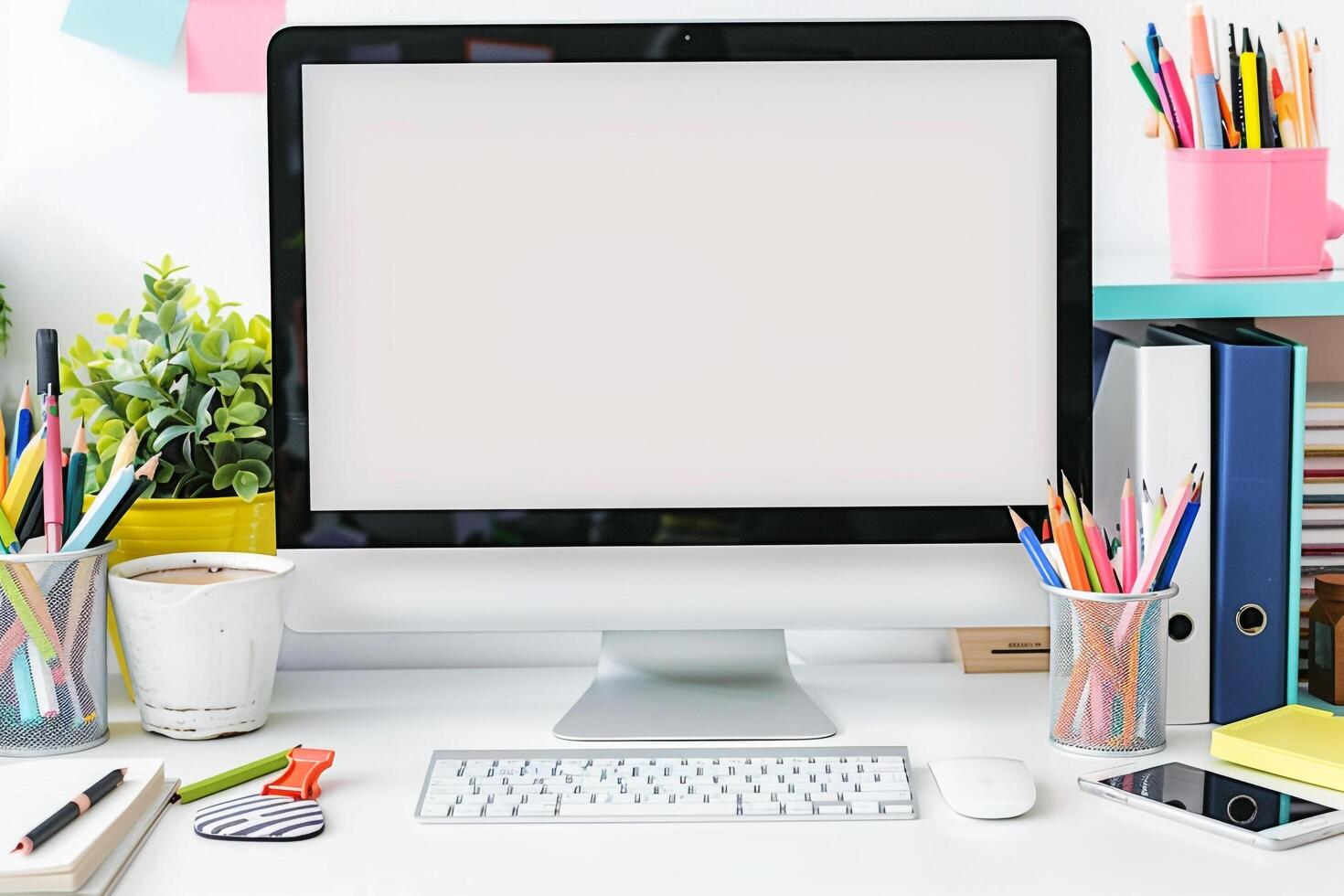 Computer Mockup Background photo