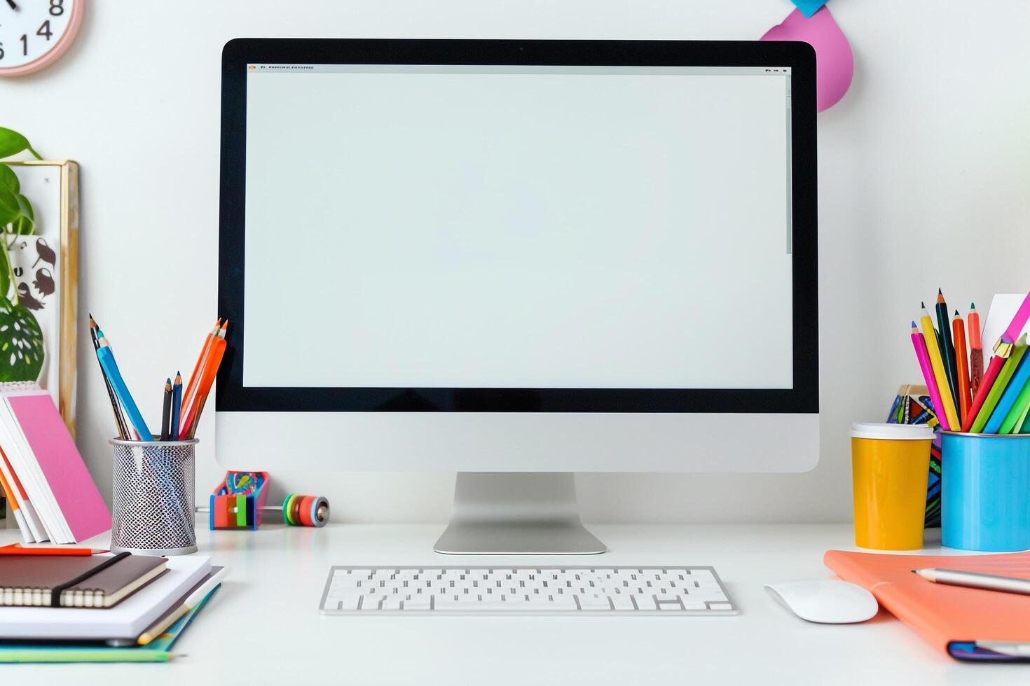 Computer Mockup Background photo