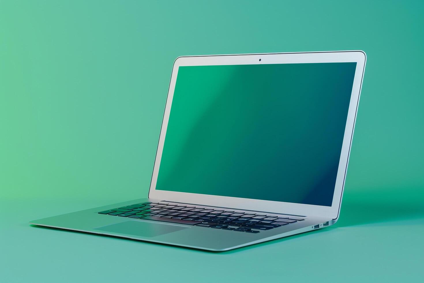 Laptop Mockup Background with  Design photo