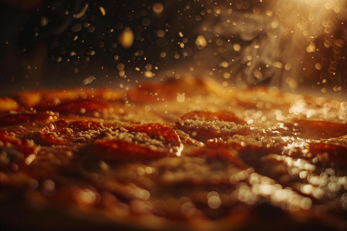 Flavorful Pizza Toppings Food Background with  and  Options photo