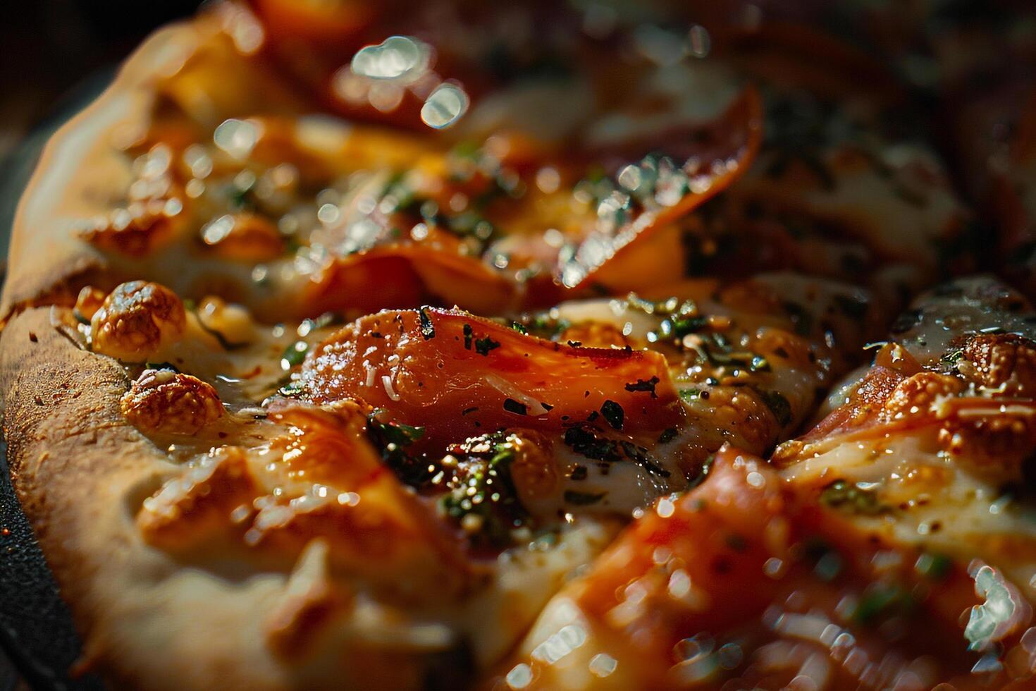 Fresh Pizza Toppings Food Background Featuring  and Delicious Ingredients photo