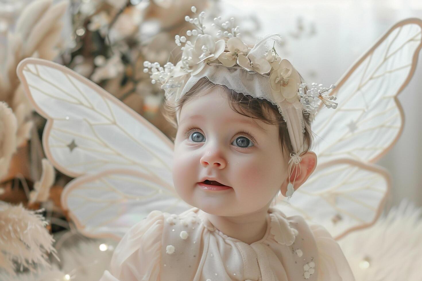 Baby Dressed in Fairy Costume with Adorable Design and Magical Flair photo