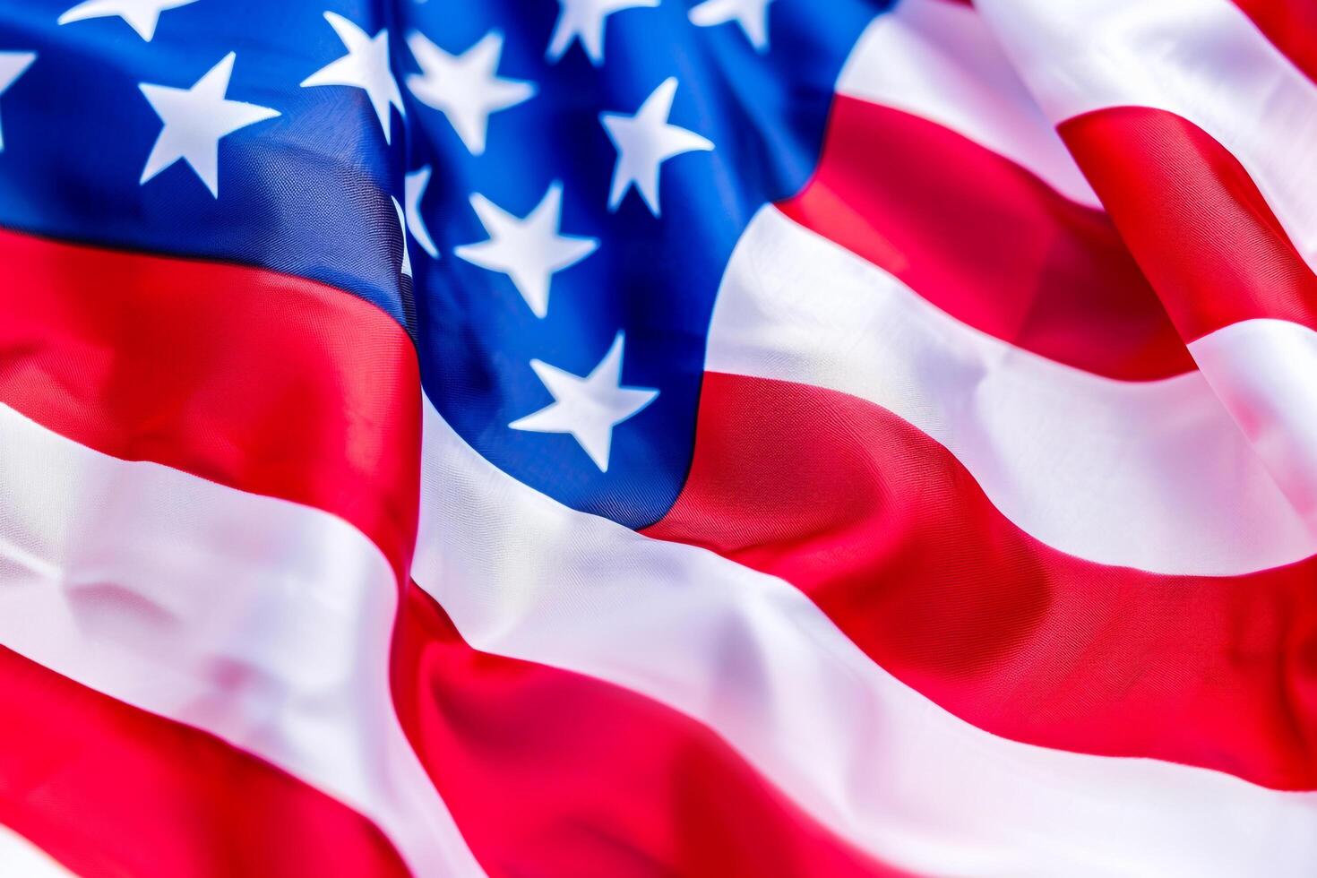 American flag with enhanced dynamic angles creating a  and impactful patriotic  background photo