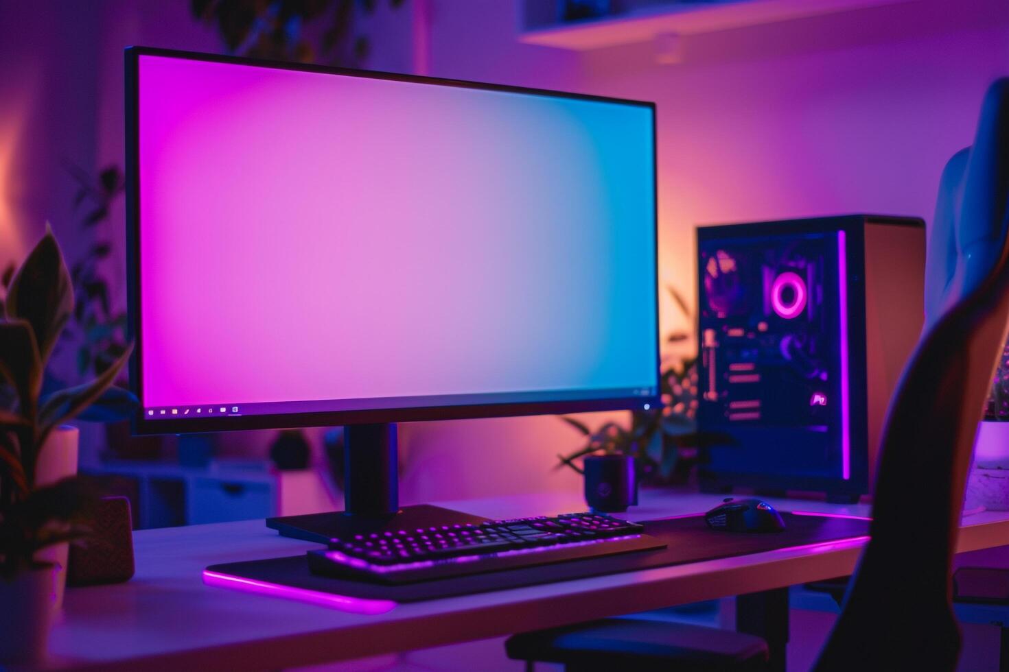 Gaming Desktop Computer Mockup Innovative Tech 48630825 Stock Photo at