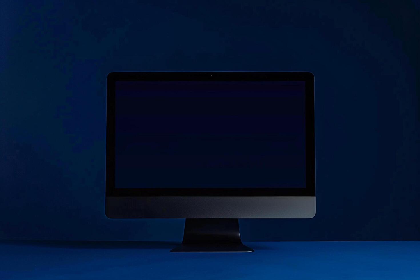 computer monitor mockup with a appearance photo