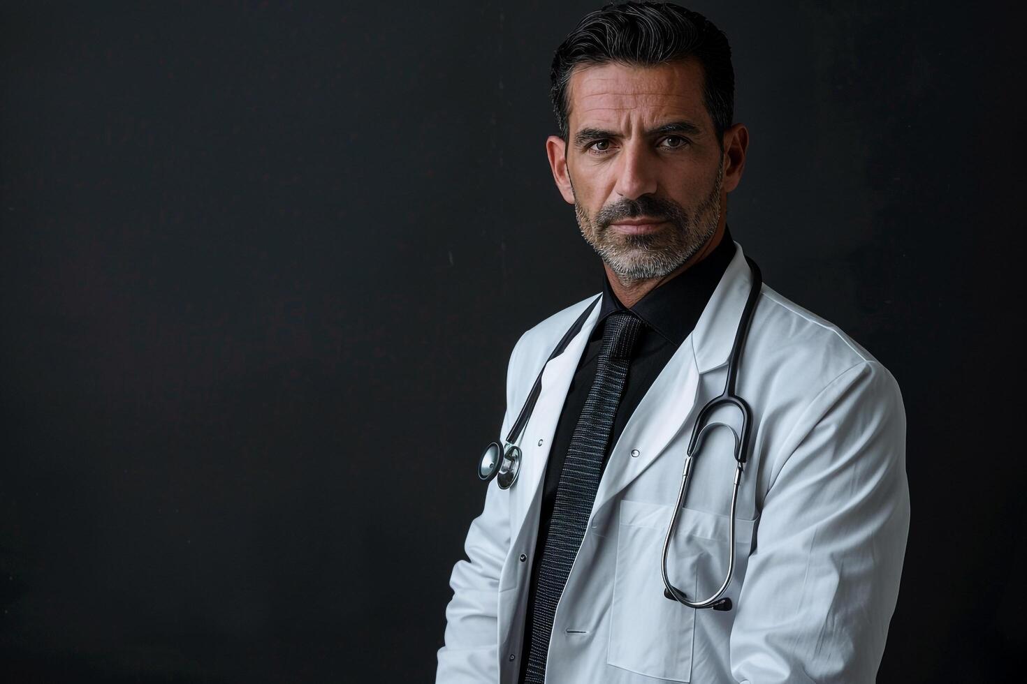 Doctor in Formal Attire with Professional  Background photo