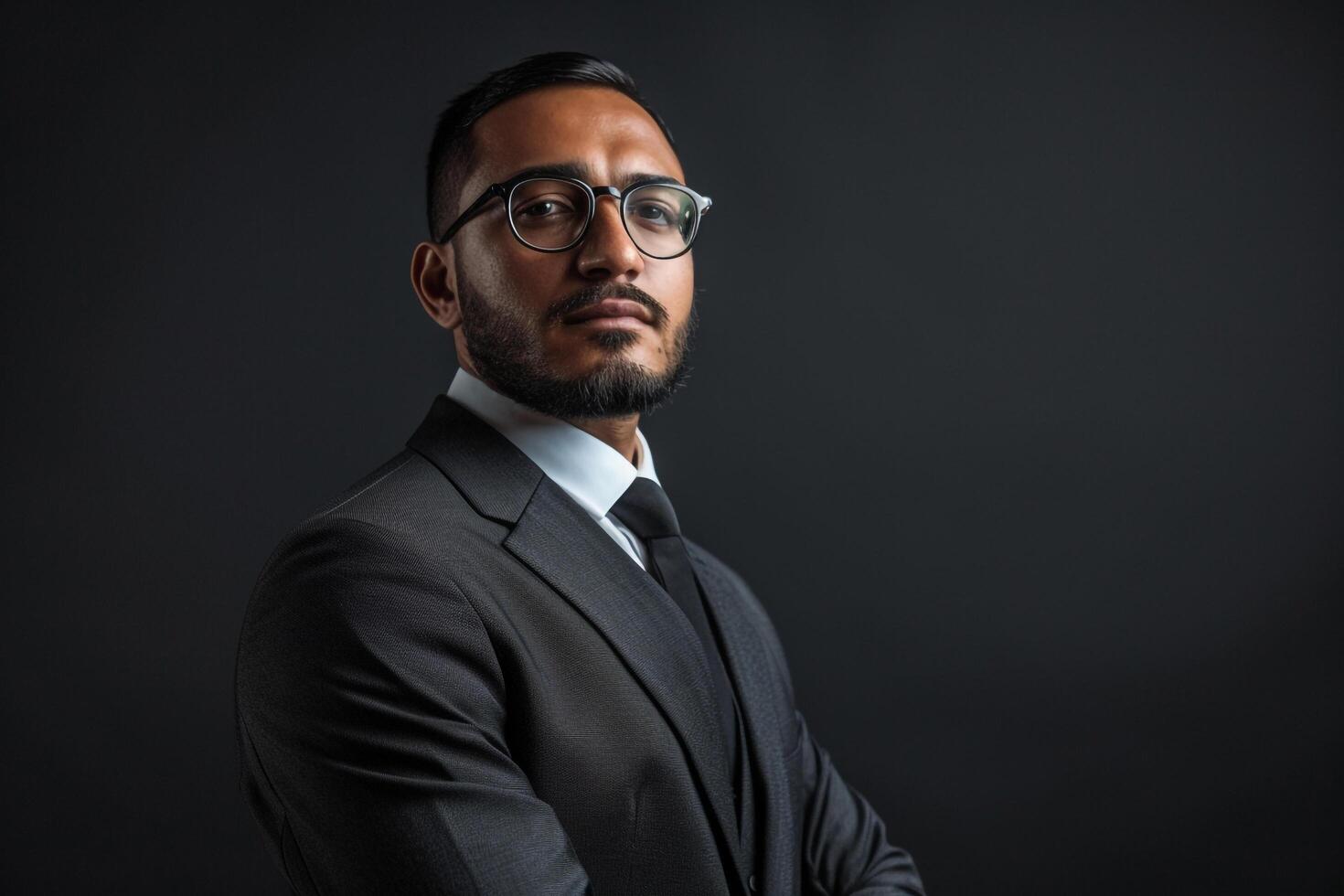 Doctor in Formal Attire with Contemporary Clinic Background photo